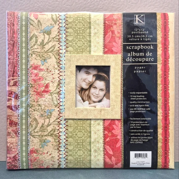 K&Company Multicolor Patterned Scrapbook/Memory Album - Picture 1 of 8